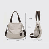 Vintage Canvas Shoulder Bag Women Handbags Ladies Hand Bag Tote Casual Female