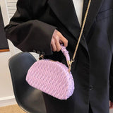 Shell Crossbody Bag Party Clutch Handbag Purse Chain Shoulder Bags