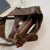 Women Silver Armpit Bags Handbags Style Fold Cloud Underarm Bag
