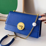 Vintage Green Shoulder Bag Chain Crossbody Flap Bag Party Handbag