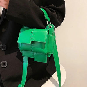 Green Pink Shoulder Bags Evening Clutch