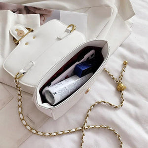 Deer Lock Chain Messenger Bag Ladies Handbags Crossbody Bags