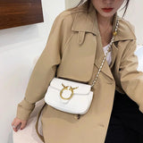 Deer Lock Chain Messenger Bag Ladies Handbags Crossbody Bags
