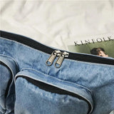 Travel Denim Shoulder Bag Women Handbags Large Capacity Shopping Bag