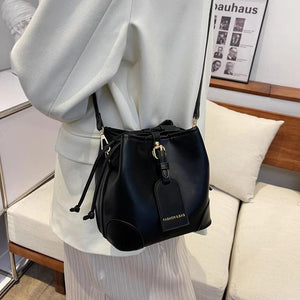 Women Brown Bucket Bags Shoulder Bags Ladies Crossbody Bags