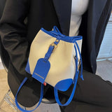 Women Brown Bucket Bags Shoulder Bags Ladies Crossbody Bags