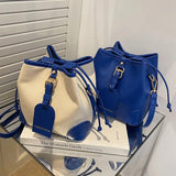 Women Brown Bucket Bags Shoulder Bags Ladies Crossbody Bags