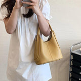 Large Capacity Bucket Shoulder Bag for Women Crossbody Handbag
