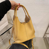 Large Capacity Bucket Shoulder Bag for Women Crossbody Handbag