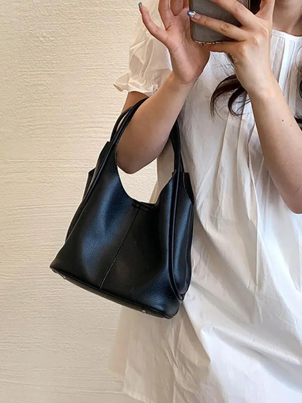 Large Capacity Bucket Shoulder Bag for Women Crossbody Handbag