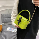Women Plaid Crossbody Bag Flap Chain Shoulder Bags Lady Messenger Bag