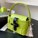 Women Plaid Crossbody Bag Flap Chain Shoulder Bags Lady Messenger Bag