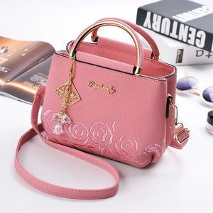PU Leather Crossbody Bag Vintage Style Female Shoulder Satchel