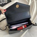 Green Orange Crossbody Bag PU Leather Messenger Bags Party Clutch