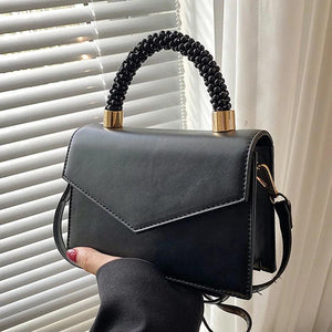 Green Orange Crossbody Bag PU Leather Messenger Bags Party Clutch