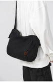 Teenager Canvas Sling Hobo Bag 90s Y2K Grunge Ita Medium Size Pouch