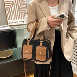 Winter Women's PU Leather Small Crossbody Bags Shoulder Purses Handbag