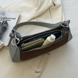 High Flock Armpit Bags Clutch Stitching Underarm Bags Shoulder Bags