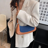 High Flock Armpit Bags Clutch Stitching Underarm Bags Shoulder Bags
