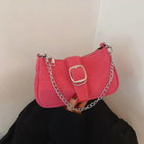 Soft-faced Underarm Clutch: High-quality Texture Shoulder Chain Handbag
