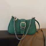 Soft-faced Underarm Clutch: High-quality Texture Shoulder Chain Handbag