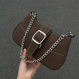 Soft-faced Underarm Clutch: High-quality Texture Shoulder Chain Handbag