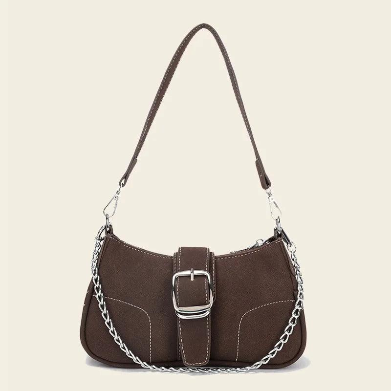 Soft-faced Underarm Clutch: High-quality Texture Shoulder Chain Handbag