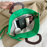 Thick Chain Cloud Bags Crossbody Handbag Shoulder Big Totes