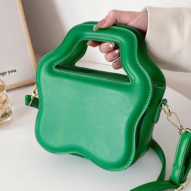 INS Women Party Small Tote Clutch Crossbody Bags Green Yellow Shoulder Bags