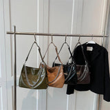 Vintage Winter Shoulder Bag Small Chain Crossbody Handbag