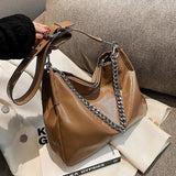 Vintage Winter Shoulder Bag Small Chain Crossbody Handbag