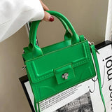Women Green Messenger Bags Famous High Brown Handbag Shoulder Bags