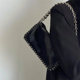 High Sense Chain Purses and Handbags Girl Small Square Tote Bags for Women