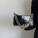 High Sense Chain Purses and Handbags Girl Small Square Tote Bags for Women