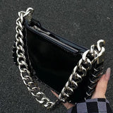High Sense Chain Purses and Handbags Girl Small Square Tote Bags for Women