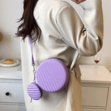 Green Purple Shoulder Bags PU Leather Crossbody Handbag Evening Clutch