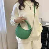 Retro High-end Saddle Bag Casual All-match Bow Hand-held Messenger Womens