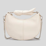 Retro High-end Saddle Bag Casual All-match Bow Hand-held Messenger Womens