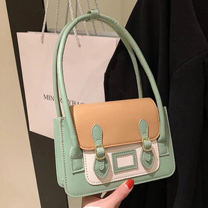 Vintage Women Messenger Bag Brown Shoulder handBag High Real Leather Purses