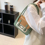 Vintage Women Messenger Bag Brown Shoulder handBag High Real Leather Purses
