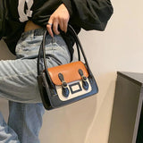 Vintage Women Messenger Bag Brown Shoulder handBag High Real Leather Purses