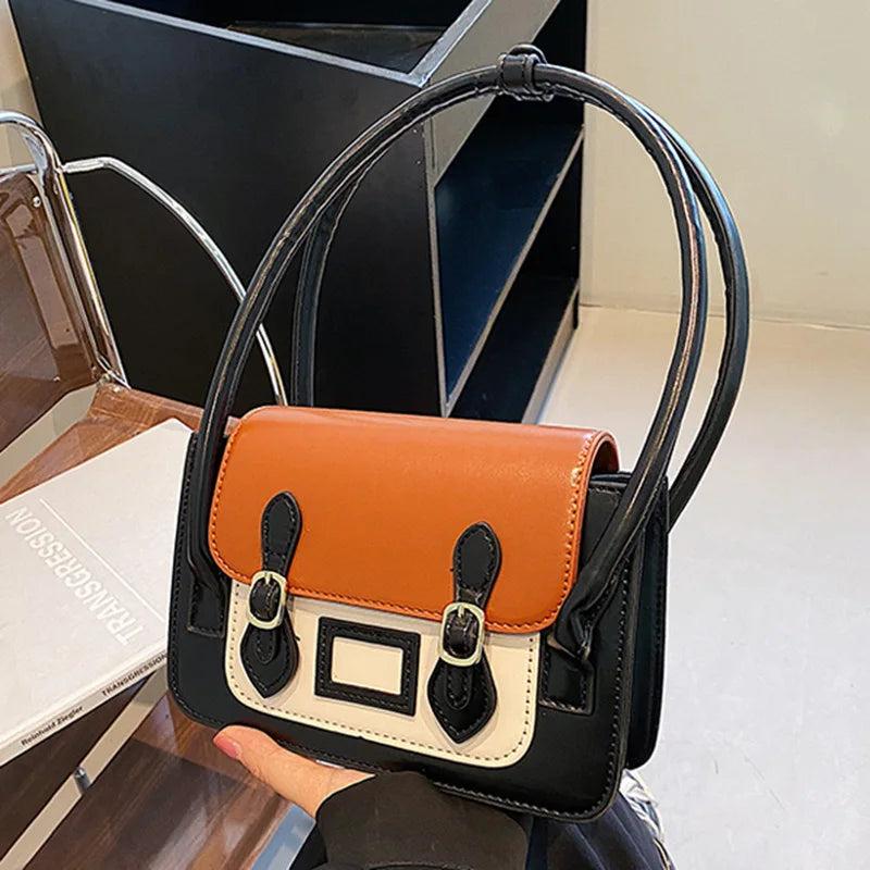 Vintage Women Messenger Bag Brown Shoulder handBag High Real Leather Purses