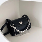 High-end Love Chain Cylinder Shoulder Bag for Women