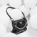 High-end Love Chain Cylinder Shoulder Bag for Women
