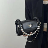 High-end Love Chain Cylinder Shoulder Bag for Women