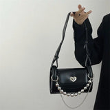 High-end Love Chain Cylinder Shoulder Bag for Women