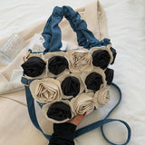 Denim Shoulder Bags for Women Large Capacity Canvas Crossbody Bags
