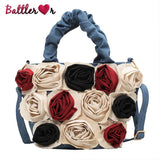 Denim Shoulder Bags for Women Large Capacity Canvas Crossbody Bags