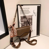 Vintage Saddle Messenger Bag Women's Handbags One-Shoulder Tote
