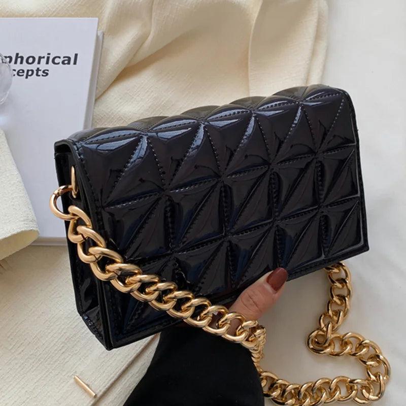 Women Flap Crossbody Bag Orange Handbag Totes Party Clutch